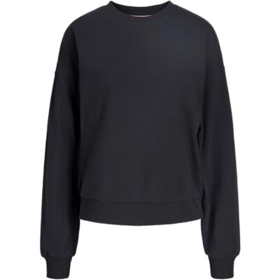 12275282-4926329 JACK & JONES Jxvalentine RLX Ls Crew SWT, czarny, M 12275282-4926329 JACK & JONES Jxvalentine RLX Ls Crew SWT, czarny, M