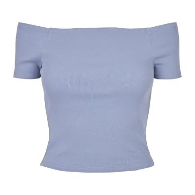 TB1500 Urban Classics Ladies Off Shoulder Rib Tee Koszulka Kobiety , Fioletowy b??kit , XS TB1500 Urban Classics Ladies Off Shoulder Rib Tee Koszulka Kobiety , Fioletowy b??kit , XS