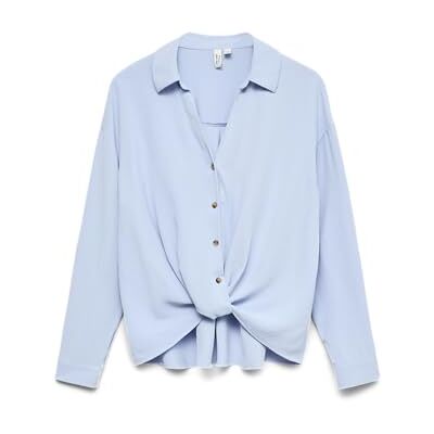 10340338-4918397 Vmizzy Ls Detail Shirt WVN Btq Ga, Brunnera Blue, M 10340338-4918397 Vmizzy Ls Detail Shirt WVN Btq Ga, Brunnera Blue, M