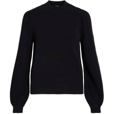14084179 Vila Damska bluzka z długim rękawem High Neck, czarny, XXL 14084179 Vila Damska bluzka z długim rękawem High Neck, czarny, XXL