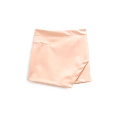 3SKG70061AK Koton Girls's Mini Faux Leather Envelop Asymmetric Cut Skirt, różowy (274), 6�7 lat 3SKG70061AK Koton Girls's Mini Faux Leather Envelop Asymmetric Cut Skirt, różowy (274), 6�7 lat