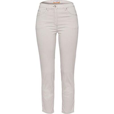 Super Raphaela by Brax Damskie spodnie bawełniane Lesley S Slim 18-1527, Light Taupe, 48 PL Super Raphaela by Brax Damskie spodnie bawełniane Lesley S Slim 18-1527, Light Taupe, 48 PL