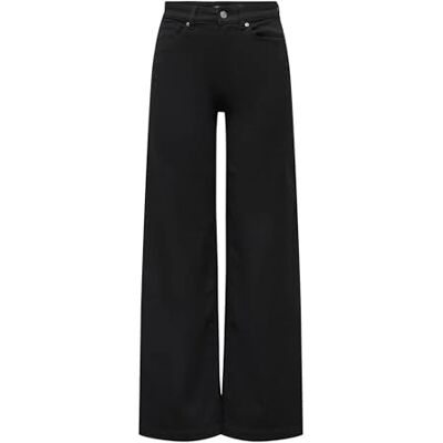 15366900-4935493 Only Onlmadison-Royal Hw Wide DNM, czarny denim, XS / 32L 15366900-4935493 Only Onlmadison-Royal Hw Wide DNM, czarny denim, XS / 32L