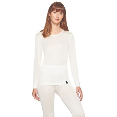 S484 Terramar Koszulka damska, 100% jedwab, Thermasilk Pointelle Scoop, koszulka S484 Terramar Koszulka damska, 100% jedwab, Thermasilk Pointelle Scoop, koszulka