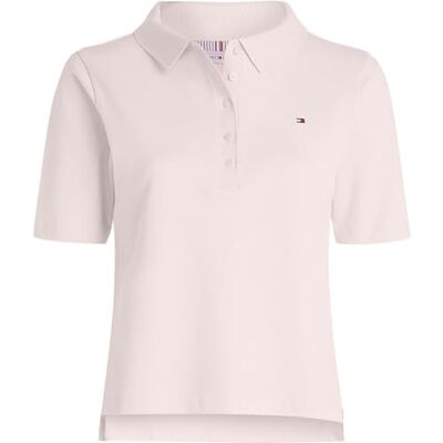 WW0WW37820 Tommy Hilfiger Damskie koszulki polo S/S, Różowy (kapryśny róż), XS WW0WW37820 Tommy Hilfiger Damskie koszulki polo S/S, Różowy (kapryśny róż), XS