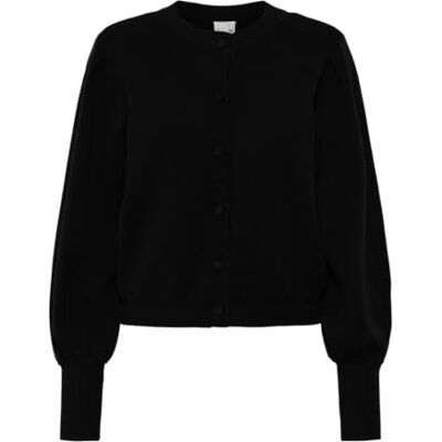26030699 YAS FONNY LS Knit Cardigan S. NOOS, czarny, XL 26030699 YAS FONNY LS Knit Cardigan S. NOOS, czarny, XL