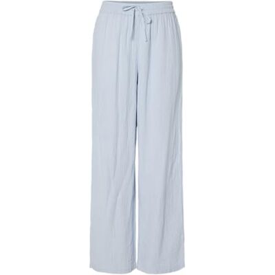 17156473-4721538 PIECES Pcsastina Hw Wide Pants Bc, Cashmere Blue, XL 17156473-4721538 PIECES Pcsastina Hw Wide Pants Bc, Cashmere Blue, XL