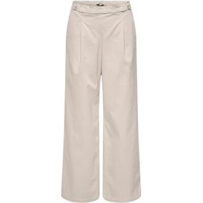 15338662 ONLSTELLA MW Wide Pull-UP Pant CC PNT, Kamie? Pumeksowy, (L) W / 32L 15338662 ONLSTELLA MW Wide Pull-UP Pant CC PNT, Kamie? Pumeksowy, (L) W / 32L