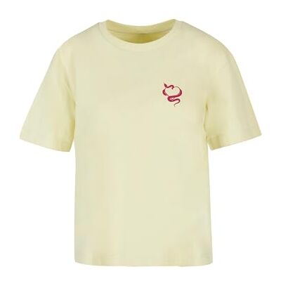 MST037 Miss Tee Damska koszulka Snakes Heart Tee, luźna koszulka z nadrukiem, luźny krój, bawełna, rozmiary XS 5XL, Softyellow, L MST037 Miss Tee Damska koszulka Snakes Heart Tee, luźna koszulka z nadrukiem, luźny krój, bawełna, rozmiary XS 5XL, Softyellow, L