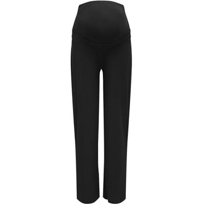 15313478 ONLY Spodnie damskie Wide Fit, czarny, XXL 15313478 ONLY Spodnie damskie Wide Fit, czarny, XXL