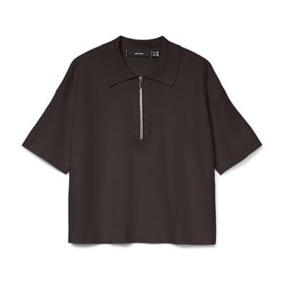 10332164-4901188 VERO MODA Damski sweter Vmgold 2/4 Poloneck Pulower, Chocolate Cake, M, Tort czekoladowy, M 10332164-4901188 VERO MODA Damski sweter Vmgold 2/4 Poloneck Pulower, Chocolate Cake, M, Tort czekoladowy, M