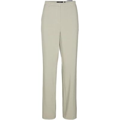 10318627 VERO MODA VMTARISA MW Straight Pants, Laurel Oak/Szczegóły: melanż, 40W / 32L 10318627 VERO MODA VMTARISA MW Straight Pants, Laurel Oak/Szczegóły: melanż, 40W / 32L