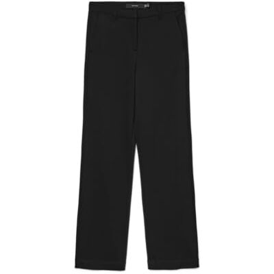 10332454-4800100 VERO MODA Vmeva Zamira Mw Slim Straight Pant Noos, czarny, L / 30L 10332454-4800100 VERO MODA Vmeva Zamira Mw Slim Straight Pant Noos, czarny, L / 30L