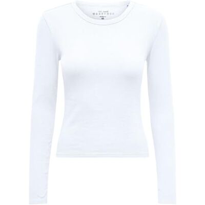 15356803-4892424 Onleasy L/S O-Neck Top Box JRS, Bright White, L 15356803-4892424 Onleasy L/S O-Neck Top Box JRS, Bright White, L