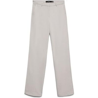 10341327-4927779 VERO MODA Vmzamira Bestie Mw Straight Pant Noos, jasnoszary melanżowy, L / 30L 10341327-4927779 VERO MODA Vmzamira Bestie Mw Straight Pant Noos, jasnoszary melanżowy, L / 30L