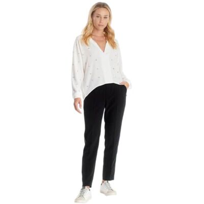 FDJANE0000000ML Le Temps des Cerises Damski sweter polo, blanco, L FDJANE0000000ML Le Temps des Cerises Damski sweter polo, blanco, L
