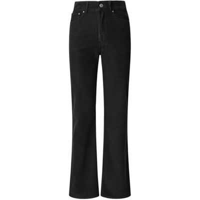PL2100020 Pepe Jeans Damskie spodnie sztruksowe z wysokim stanem Flare WILLA, czarne (czarne), 30W/32L, czarny (czarny), 30W / 32L PL2100020 Pepe Jeans Damskie spodnie sztruksowe z wysokim stanem Flare WILLA, czarne (czarne), 30W/32L, czarny (czarny), 30W / 32L