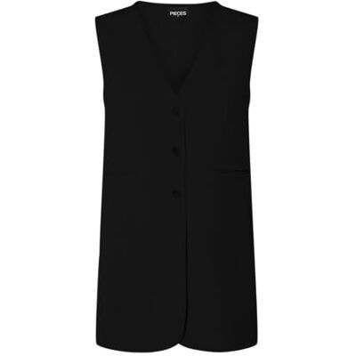 17158171-4839790 PIECES Pckamil Sl Vest, czarny, S 17158171-4839790 PIECES Pckamil Sl Vest, czarny, S