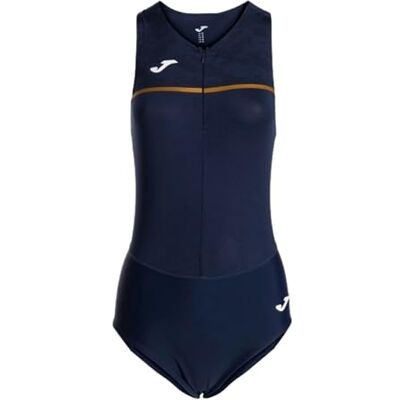 902528 Joma Damska koszulka do biegania, rozmiary S-XL, oddychający kombinezon sportowy z zamkiem błyskawicznym z przodu, Record III 902528 Joma Damska koszulka do biegania, rozmiary S-XL, oddychający kombinezon sportowy z zamkiem błyskawicznym z przodu, Record III