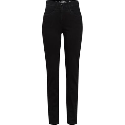 10-6900_10912320 Raphaela by Brax Damskie dżinsy Laura New Authentic Denim, czarny, 36W / 32L 10-6900_10912320 Raphaela by Brax Damskie dżinsy Laura New Authentic Denim, czarny, 36W / 32L
