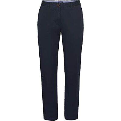 4150176 GANT Fryda Slim Fit Classic Chinos, morski, 44 4150176 GANT Fryda Slim Fit Classic Chinos, morski, 44