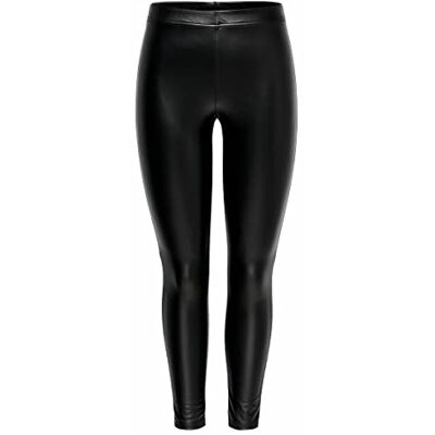 15216595 JdY Damskie legginsy Jdystine Pu JRS Noos, czarny, L 15216595 JdY Damskie legginsy Jdystine Pu JRS Noos, czarny, L