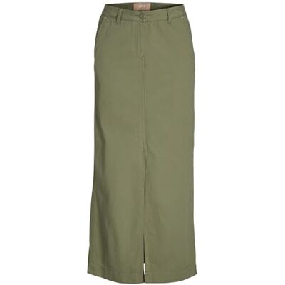 12253013 JACK & JONES Damska spódnica Jxmaddy Reg Long Mw Skirt PNT, zielony, M 12253013 JACK & JONES Damska spódnica Jxmaddy Reg Long Mw Skirt PNT, zielony, M