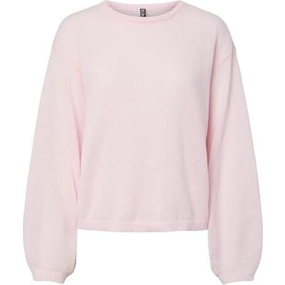 17157588-4805046 Pcida Ls O-Neck Knit Pwp Mm, Pink-a-boo, L 17157588-4805046 Pcida Ls O-Neck Knit Pwp Mm, Pink-a-boo, L