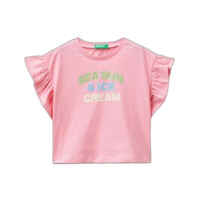 3I1XG10EJ United Colors of Benetton Koszulka dla dziewczynek i dziewcząt, Różowy, 18 mesi 3I1XG10EJ United Colors of Benetton Koszulka dla dziewczynek i dziewcząt, Różowy, 18 mesi