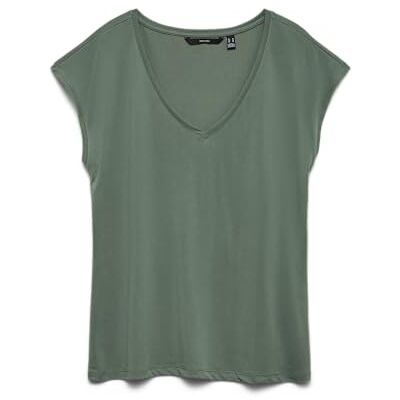10247666 Vero Moda Vmfilli Ss V-neck Tee Ga Noos Koszulka Kobiety, Laurel Wreath, XS 10247666 Vero Moda Vmfilli Ss V-neck Tee Ga Noos Koszulka Kobiety, Laurel Wreath, XS