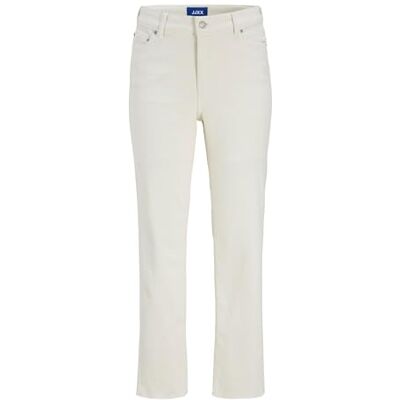 12269075 Jack & Jones JXNICE SL-STRA ANK Crop MW C8170 DNM SN, Biały denim/szczegóły: off white, 26W / 30L 12269075 Jack & Jones JXNICE SL-STRA ANK Crop MW C8170 DNM SN, Biały denim/szczegóły: off white, 26W / 30L