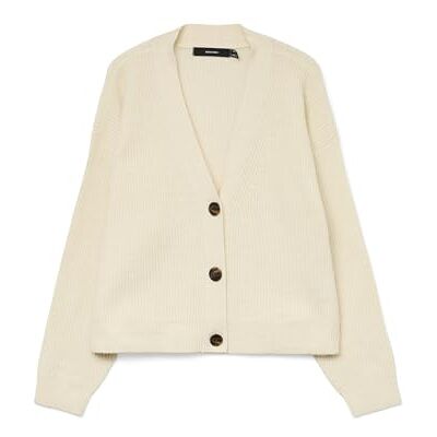 10331908-4827063 VERO MODA Vmaries Ls dekolt w serek kardigan Bf, brzoza, M 10331908-4827063 VERO MODA Vmaries Ls dekolt w serek kardigan Bf, brzoza, M