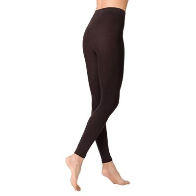 110399400 KUNERT Legginsy damskie Soft Wool Cotton bez gumowych nici, brązowy mel. 8210, 42-44 110399400 KUNERT Legginsy damskie Soft Wool Cotton bez gumowych nici, brązowy mel. 8210, 42-44