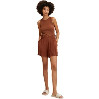 1031788 TOM TAILOR Denim Damski Szorty bermudy z materiału , 29566 Nut Brown, M 1031788 TOM TAILOR Denim Damski Szorty bermudy z materiału , 29566 Nut Brown, M