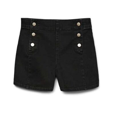 10328694-4745631 VERO MODA Vmkayla Hr Button szorty damskie Mix, czarny denim, L 10328694-4745631 VERO MODA Vmkayla Hr Button szorty damskie Mix, czarny denim, L