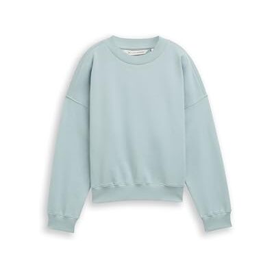 1048336 Tom Tailor Denim Bluza damska o luźnym kroju, 13733 Silver Cloud Blue, M 1048336 Tom Tailor Denim Bluza damska o luźnym kroju, 13733 Silver Cloud Blue, M
