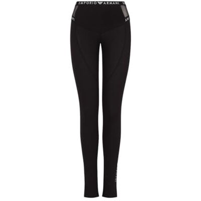 164728 Emporio Armani Iconic Logoband Legginsy, Czarny, M 164728 Emporio Armani Iconic Logoband Legginsy, Czarny, M
