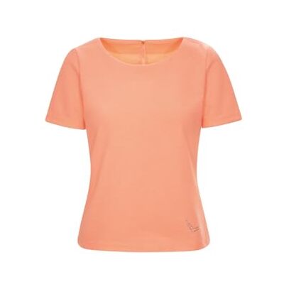 576211 TRIGEMA Bluza z krótkim rękawem, morela, XXL 576211 TRIGEMA Bluza z krótkim rękawem, morela, XXL