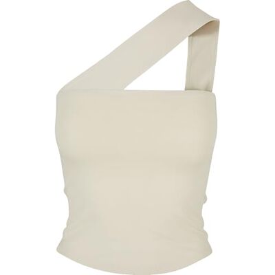 TB5977-02903-0058 Urban Classics Ladies One Strap Top damski top czarny Basics, Streetwear, Whitesand, XS TB5977-02903-0058 Urban Classics Ladies One Strap Top damski top czarny Basics, Streetwear, Whitesand, XS