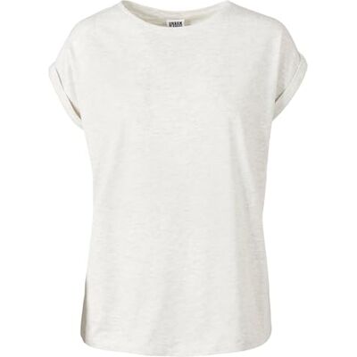 TB771 Urban Classics Women -Ladies Extended Shoulder Tee Lightgrey M TB771 Urban Classics Women -Ladies Extended Shoulder Tee Lightgrey M