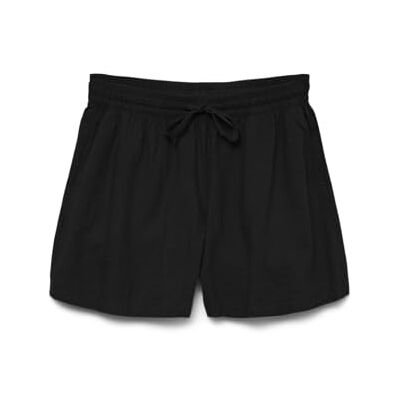 10306821 VERO MODA VMLINN szorty WVN NOOS, czarny, XS 10306821 VERO MODA VMLINN szorty WVN NOOS, czarny, XS