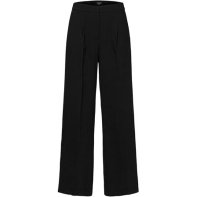 16089912 SELECTED FEMME Damskie spodnie Slftinni Mw Wide Pant N Noos, czarny, 34W / 30L 16089912 SELECTED FEMME Damskie spodnie Slftinni Mw Wide Pant N Noos, czarny, 34W / 30L