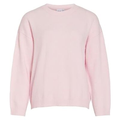 14113016-4980637 Vila Wiliga, L/S O-Neck Knit Top-Noos, Cherry Blossom, XS dla kobiet, Kwiat wiśni, XS 14113016-4980637 Vila Wiliga, L/S O-Neck Knit Top-Noos, Cherry Blossom, XS dla kobiet, Kwiat wiśni, XS