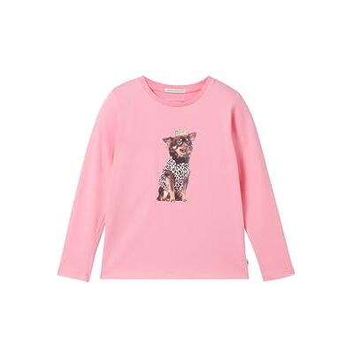 1042570 TOM TAILOR Dziewczęca dziecięca koszulka z długim rękawem z nadrukiem Chihuahua, 34603 Pink Universe, 92-98 1042570 TOM TAILOR Dziewczęca dziecięca koszulka z długim rękawem z nadrukiem Chihuahua, 34603 Pink Universe, 92-98