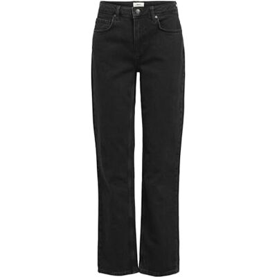 23045337 Object OBJSAVA ELLEN MW STRAIGHT BLK Jeans NOOS, czarny denim, XS 23045337 Object OBJSAVA ELLEN MW STRAIGHT BLK Jeans NOOS, czarny denim, XS