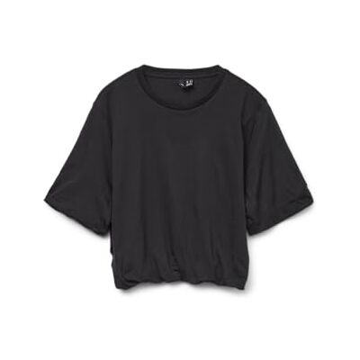 10328166-4728262 VERO MODA Vmpenny SS Cropped Top Box JRS, czarny, M 10328166-4728262 VERO MODA Vmpenny SS Cropped Top Box JRS, czarny, M