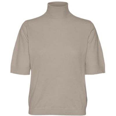 10320735 VERO MODA VMFANTASTIC 2/4 sweter z okrągłym dekoltem GA Boo, Moon Rock/Szczegóły: w. Melange, XS 10320735 VERO MODA VMFANTASTIC 2/4 sweter z okrągłym dekoltem GA Boo, Moon Rock/Szczegóły: w. Melange, XS