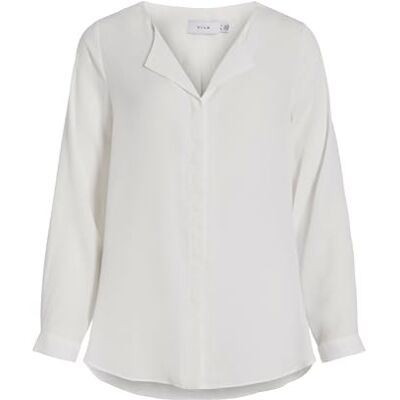 14044253-Snow White Unbekannt Damska bluzka Vilucy L/S Shirt-Fav, Biały (Snow White Snow White), M 14044253-Snow White Unbekannt Damska bluzka Vilucy L/S Shirt-Fav, Biały (Snow White Snow White), M