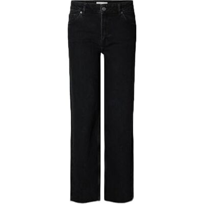 16098228-4787148 SELECTED FEMME Slfstraight Bea-Kori Mw Jeans Noos, czarny denim, 30W / 32L 16098228-4787148 SELECTED FEMME Slfstraight Bea-Kori Mw Jeans Noos, czarny denim, 30W / 32L