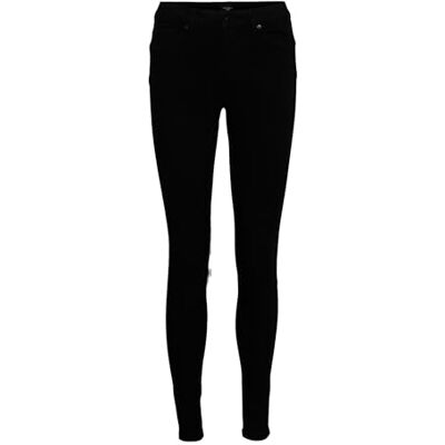 10278826 VERO MODA VMALIA MR S Shape J VI180 GA NOOS dżinsy damskie slim fit, czarny, (XS) W / 32L 10278826 VERO MODA VMALIA MR S Shape J VI180 GA NOOS dżinsy damskie slim fit, czarny, (XS) W / 32L